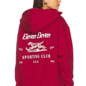Eleven Eleven Red Sporting Club Hoodie